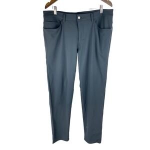 Lululemon Pants Mens 36 (37x36) Obsidian Gray ABC Classic Warpstreme Golf M5468T